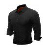 Shirt à manches longues affaires Flocage - Noir M