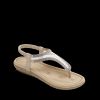 Sandales à bande élastique en filet à strass - Abricot 39