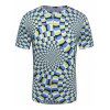 Imprimer T-shirt ras du cou 3D Spiral - multicolore XL