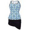 Imprimé Vintage Racerback Tankini Set - Pers XL