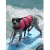 Versatile Polka Dot Animaux Maillots Dog Safety Swim Vest - Rose S