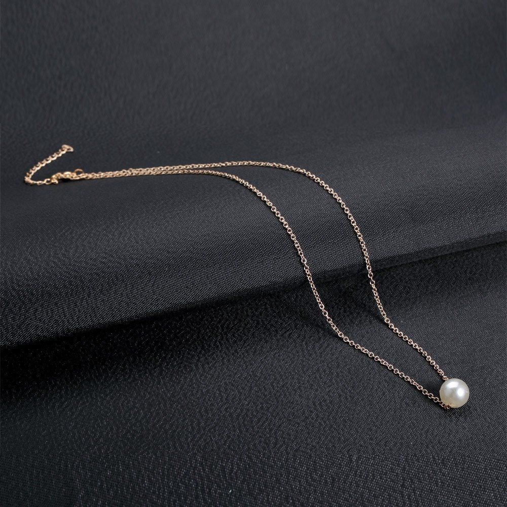 2018 Pendant Fake Pearl Necklace GOLDEN In Necklaces Online Store. Best