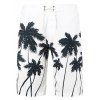 Tie Coconut avant Arbre Printed Shorts - Blanc M
