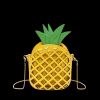 Pineapple Shape Cut Out Crossbody Bag - YELLOW 