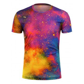 [17% OFF] 2023 Tie Dye Colorful Trippy Galaxy T-Shirt In COLORMIX ...