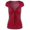 Sweetheart Cravate Devant T-shirt - Rouge L