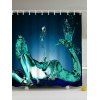 Mermaid Goutte d'Eau imperméable rideau de douche - Bleu 180*180CM