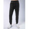 Drawstring Pants Taille Jogger Graphic - Noir XL