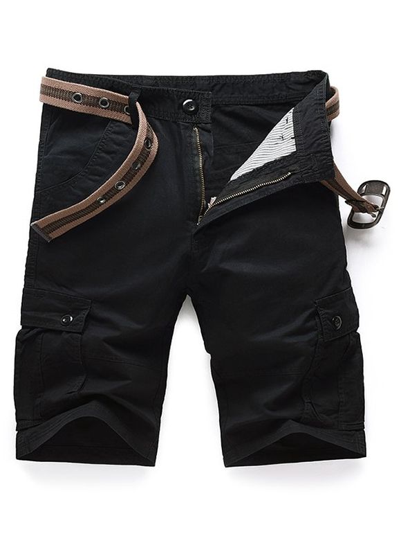Shorts de cargaison design - Noir 36