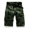 Poches multi Camouflage Motif Shorts Cargo - VERT D'ARMEE Camouflage 36