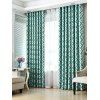 Shading Fenêtre Blackout Curtain Pour Living Room - Turquoise W41 INCH*L63 INCH