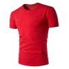 T-shirt à Détail - Rouge XL