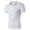 T-shirt à Détail - Blanc XL