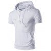 T-shirt à capuche Agrémentée - Blanc 2XL