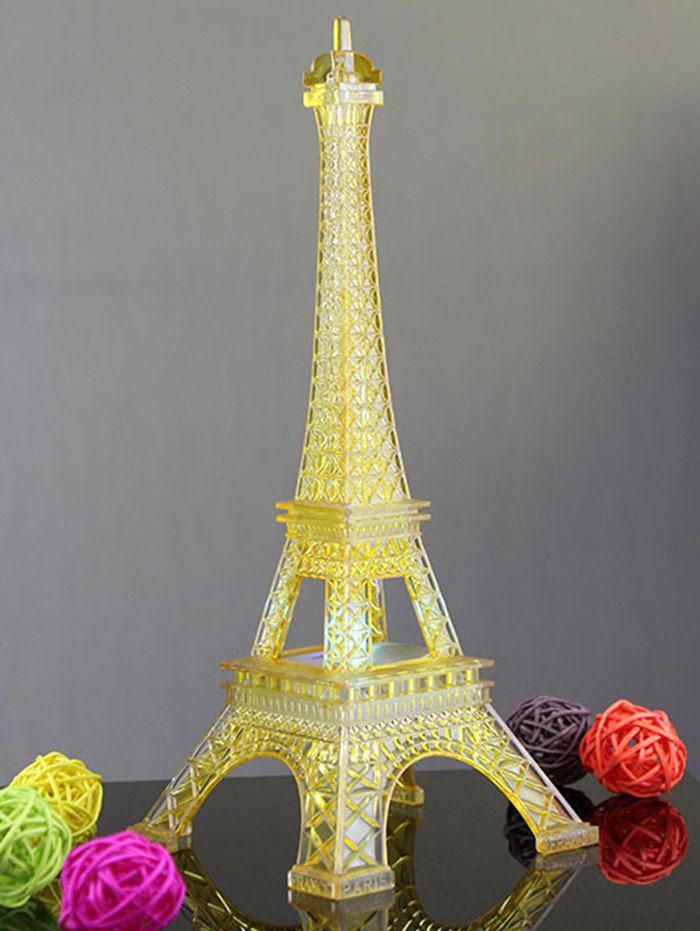 

Colorful Eiffel Tower LED Night Light, White