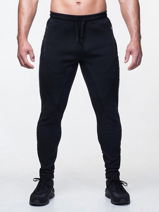 Zip Cuff Skinny Sweatpants - Noir XL