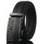 Carved Splicing Automatic Buckle Belt - BLACK 