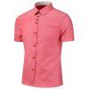 Chemise à manches courtes boutonnée - Pastèque Rouge XL
