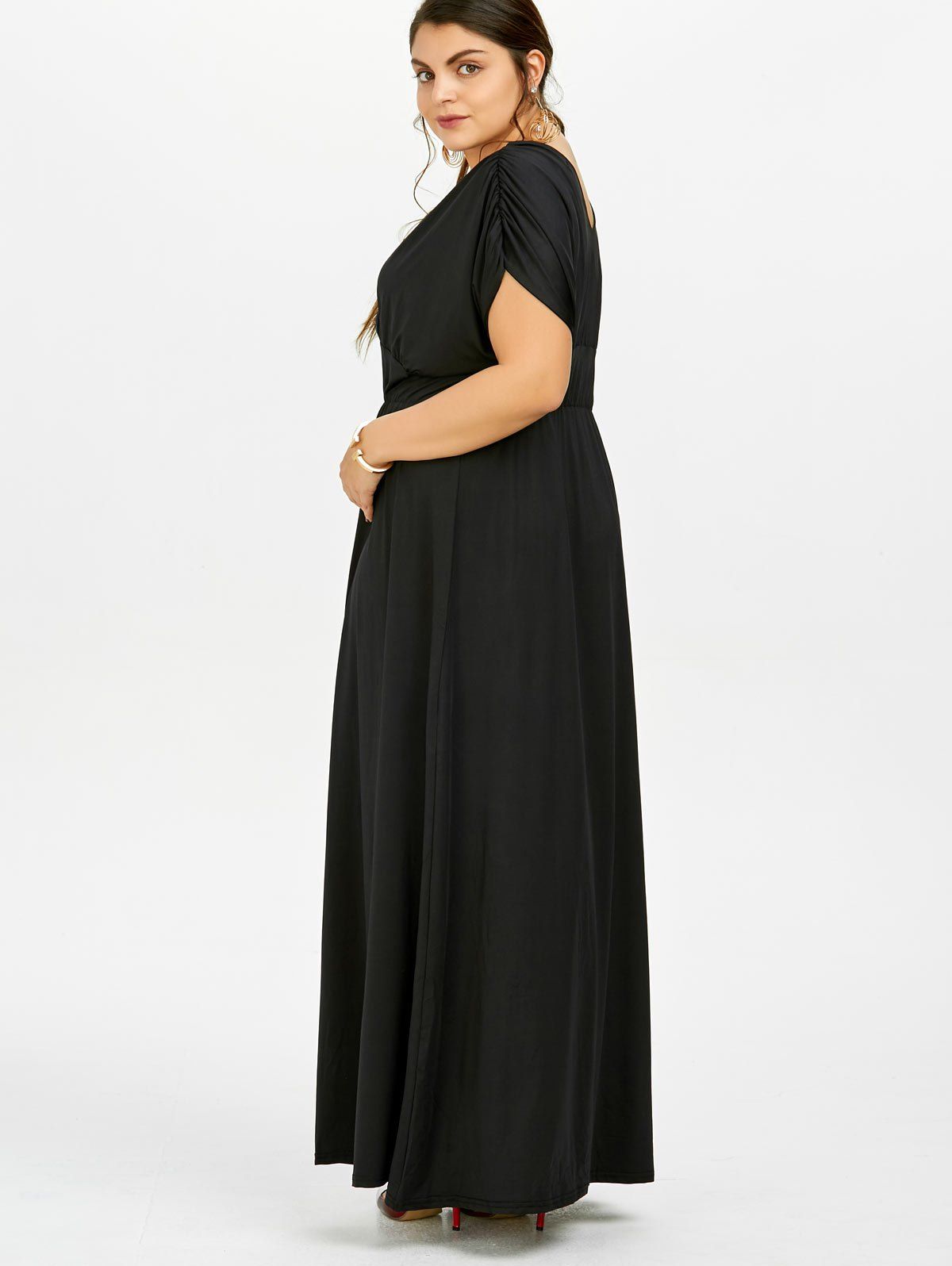 empire waist black dress