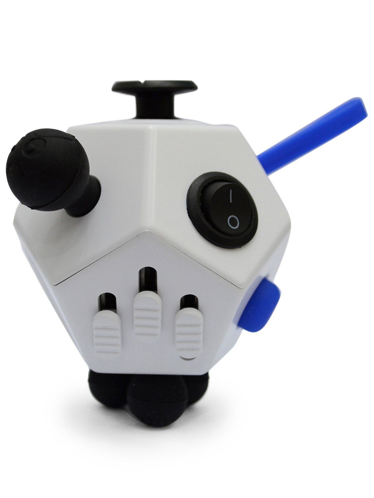 

12 Sides Finger Relieving Stress Fidget Toy, White