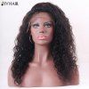 Siv Cheveux longs vague profonde Coiffure Shaggy Lace Front perruque de cheveux humains - Naturelle couleur 18INCH