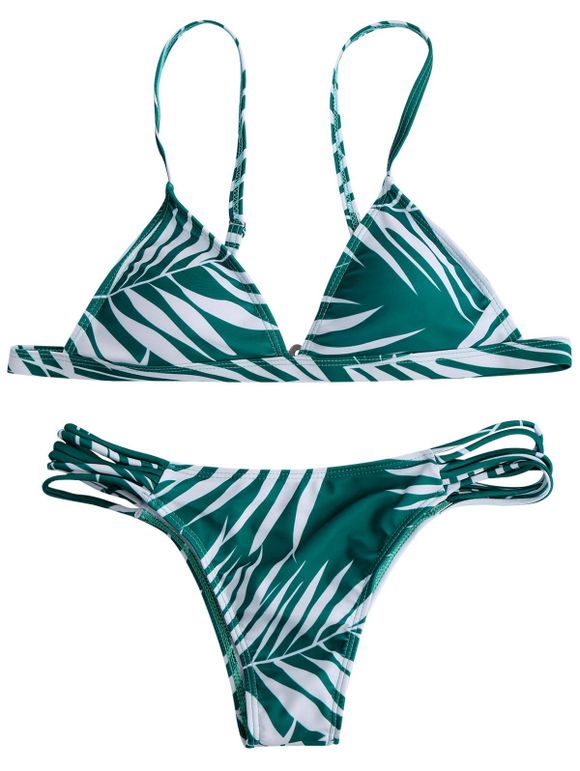 Tropical Bikini Strappy - Vert L