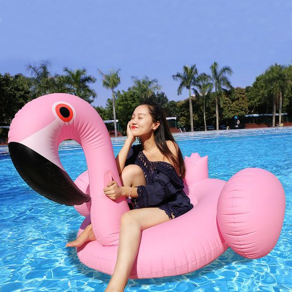 Gonflable PVC Flamingo Floating Row - Rose 