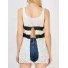 Haut Slit Knit Tank Top - Blanc ONE SIZE(FIT SIZE XS TO M)
