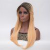 Superbe Noir Blond Ombre capless long synthétique Adiors perruque pour les femmes - multicolore 