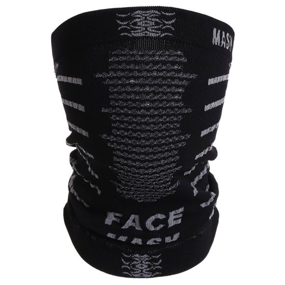 Masque-Visage Coupe-Vent pour Cyclisme en Plein-Air Multifonctions - Noir 