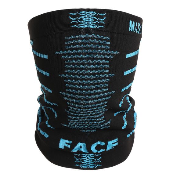 Masque-Visage Coupe-Vent pour Cyclisme en Plein-Air Multifonctions - Noir et Bleu 