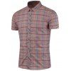 Rayures et chemises de plaid - Rouge XL