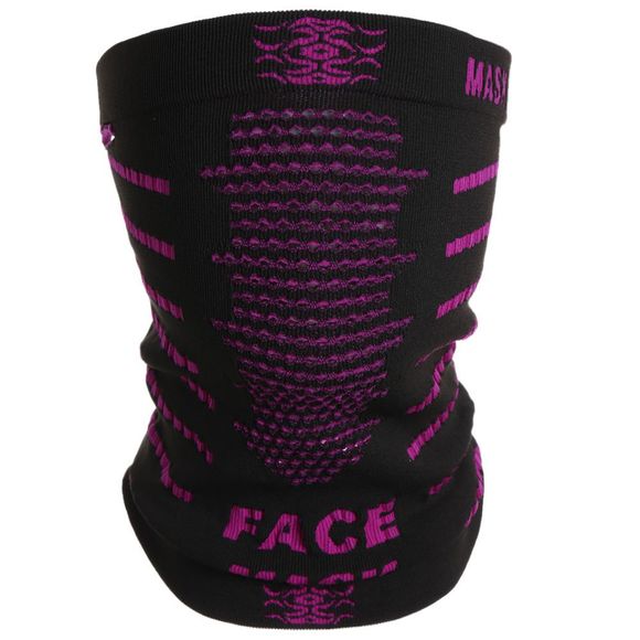 Masque-Visage Coupe-Vent pour Cyclisme en Plein-Air Multifonctions - Noir et Rose 