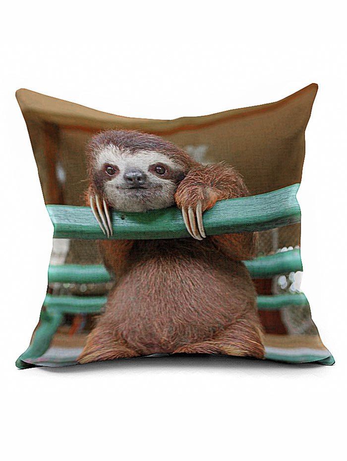 sloth back pillow