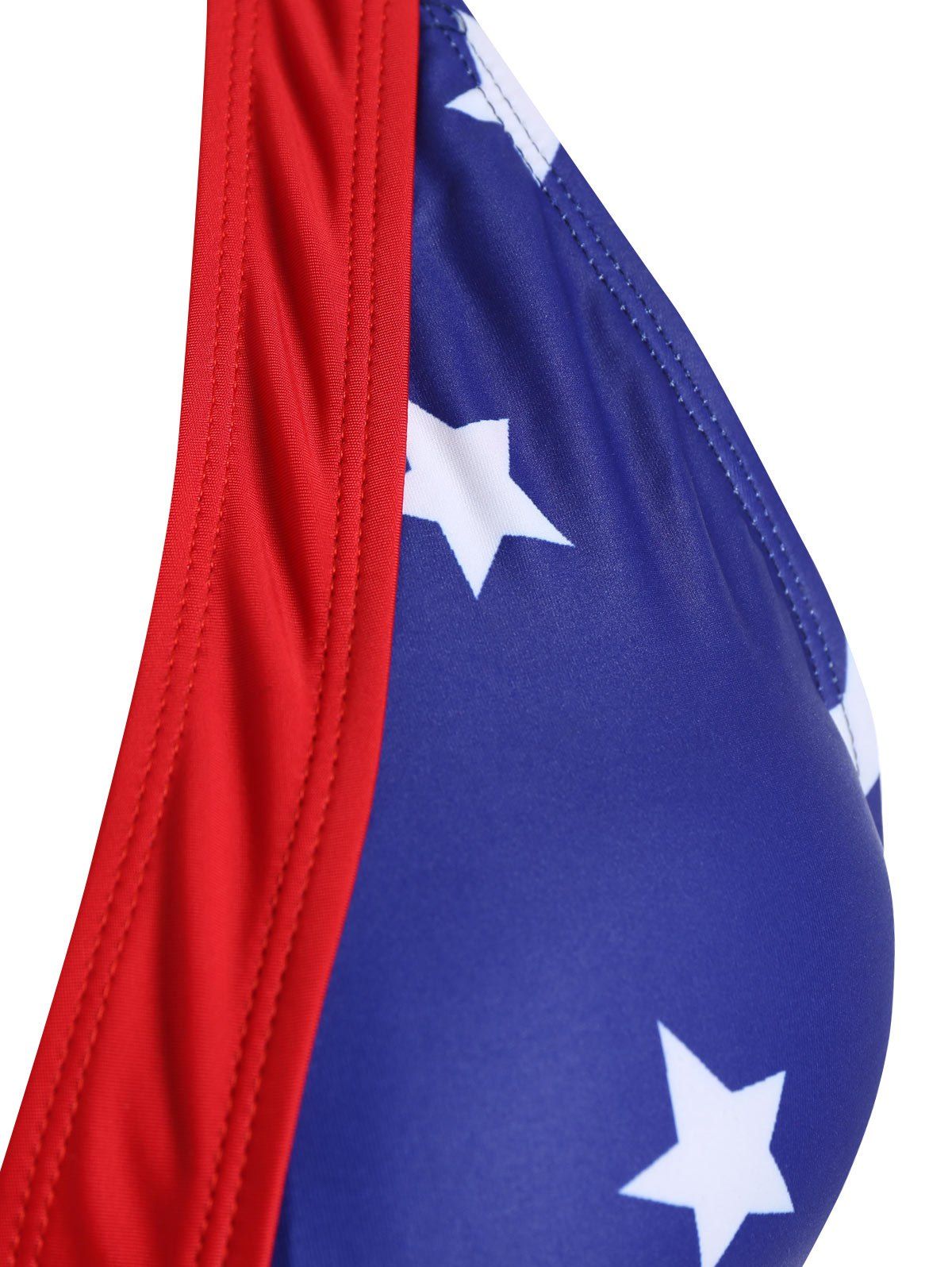 2018 Plus Size MultiWay Patriotic Plunge Star Flag Cheeky One Piece