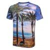 Sky Beach Cocotier ras du cou imprimé T-shirt - multicolore XL