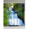 Rideau de Douche Imperméable Paysage Cascade Imprimé - Vert W59 INCH*L71 INCH