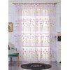 Calla Lily Sheer Window Curtain - Pourpre Rosé W40INCH*L79INCH