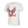 T-shirt à imprimé Eagle Eagle à manches courtes - Blanc M