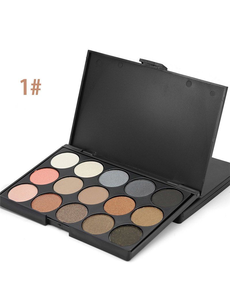 

15 Colours Shimmer Matte Eyeshadow Palette, #01