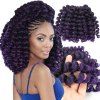 1 Piece Extrusion de cheveux enrouleur de cheveux synthétique Afro - Graduel Violet 