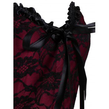 lace plus corset strapless