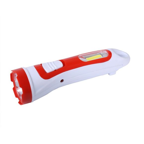 Lampe Torche LED Rechargeable Multifonctions - Rouge 