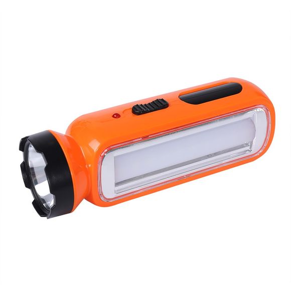 Lampe Torche Rechargeable LED Multifonctions - Orange 