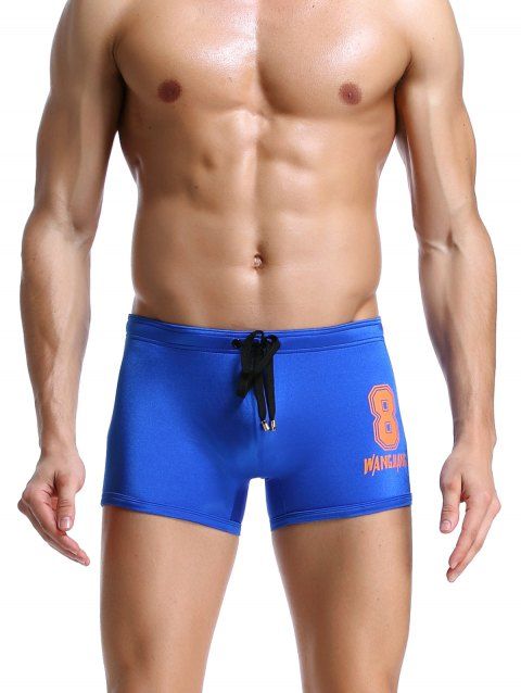 pattern swim trunks