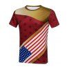 T-shirt à Drapeau Américain - multicolore XL