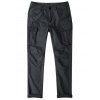 Poches à boutons Design Cuffed Cargo Pants - Gris Anthracite 32