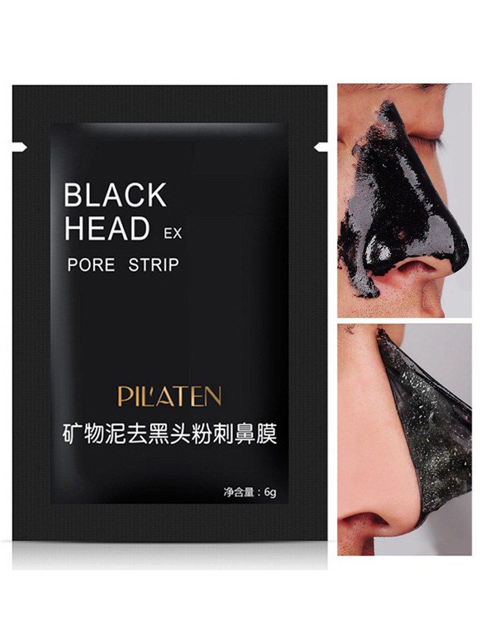 

Blackhead Mineral Mud Nose Removal Deep Cleansing Mask, Black
