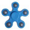 Spinner Rotatif Gyro Jouet Antistress en Forme de Fleur - Bleu 