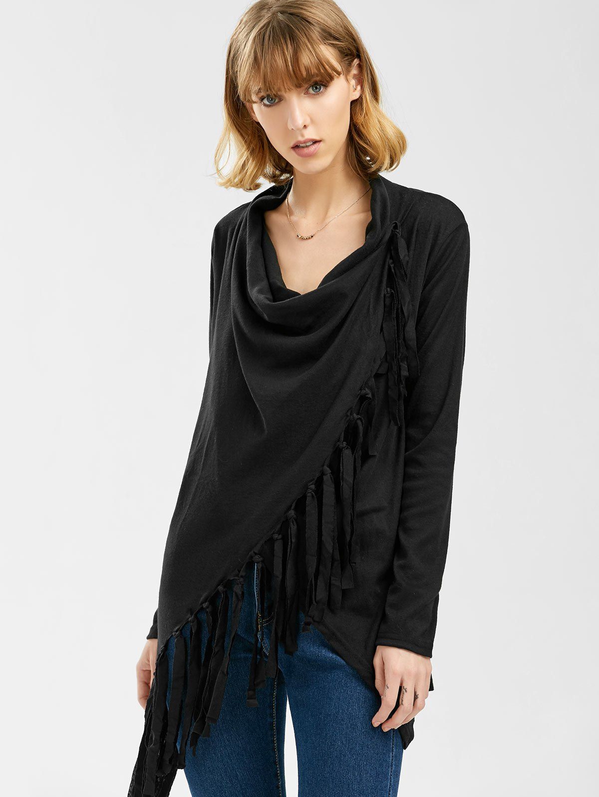 black asymmetric top